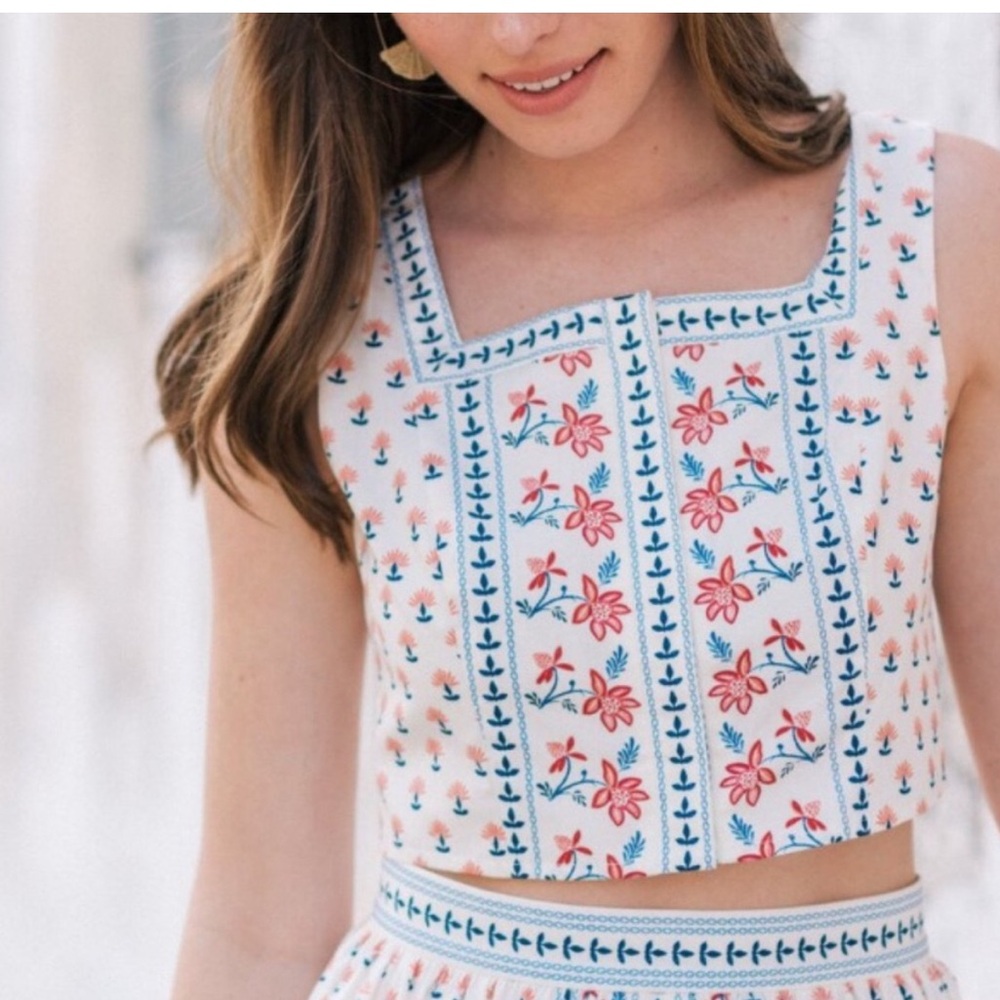 Gal Meets Glam Mila print skirt crop top set 6 - Picture 10 of 13